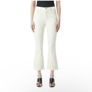 Closed Hi-Sun White Denim High-Waist Cropped Flare Leg Jeans Size‎ 32